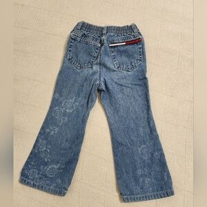 Vintage Y2K Tommy Hilfiger Wide Leg Jeans Girls Size 3T